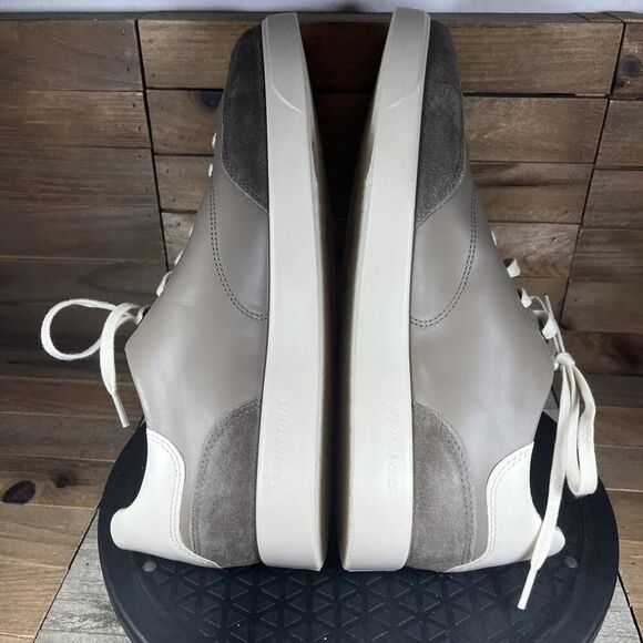 ECCO Men's Size 12-12.5 Street Lite Luxe Brown Everyday Leather Retro Sneakers - Picture 9 of 10